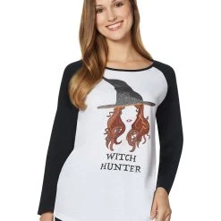 Spirit Halloween Dani Dennison Witch Hunter Long Sleeve T Shirt - Hocus Pocus