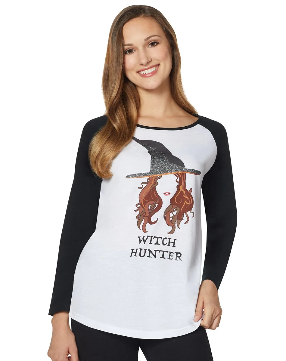 Spirit Halloween Dani Dennison Witch Hunter Long Sleeve T Shirt - Hocus Pocus 1 Spirit Halloween Dani Dennison Witch Hunter Long Sleeve T Shirt - Hocus Pocus