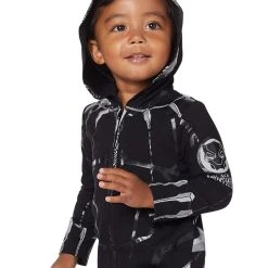 Spirit Halloween Toddler Black Panther Coveralls Costume - Marvel -Cheap Trick Or Treat Hub Store 01400902 c