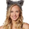 Spirit Halloween Faux Fur Wolf Ear Headband