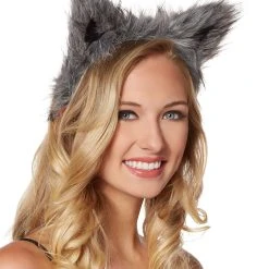 Spirit Halloween Faux Fur Wolf Ear Headband -Cheap Trick Or Treat Hub Store 01401041 c