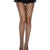 Spirit Halloween Black Pothole Tights