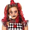 Spirit Halloween Red and Black Curly Clips Hair Extensions