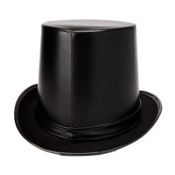 Spirit Halloween Vampire Faux Leather Top Hat -Cheap Trick Or Treat Hub Store 01404029 c