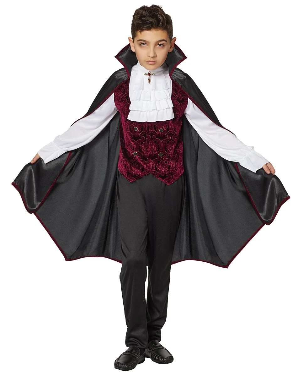 Spirit Halloween Kids Vampire Costume - Deluxe 1 Spirit Halloween Kids Vampire Costume - Deluxe