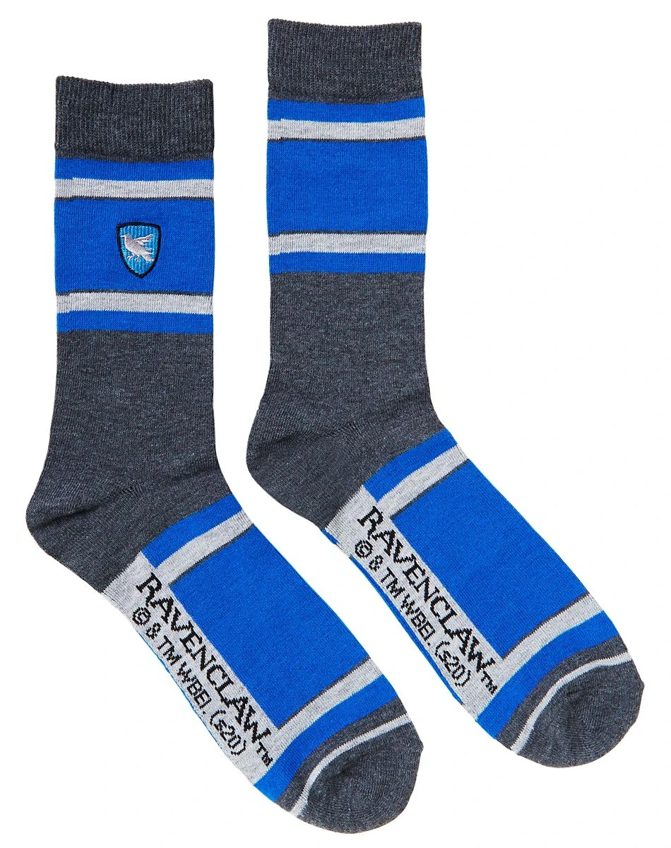 Spirit Halloween Ravenclaw Embroidered Crew Socks - Harry Potter 1 Spirit Halloween Ravenclaw Embroidered Crew Socks - Harry Potter
