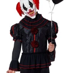 Spirit Halloween Adult Horror Clown Costume -Cheap Trick Or Treat Hub Store 01405646 c