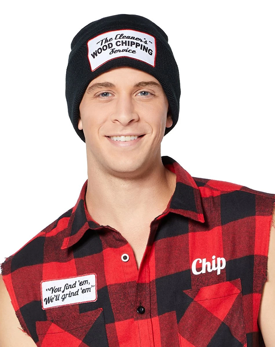 Spirit Halloween Redneck Wood Chipping Service Beanie Hat 1 Spirit Halloween Redneck Wood Chipping Service Beanie Hat