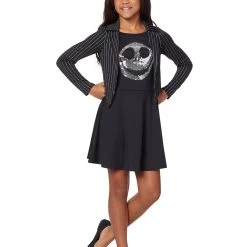 Spirit Halloween Kids Jack Skellington Dress Costume - The Nightmare Before Christmas -Cheap Trick Or Treat Hub Store 01406727 d