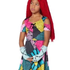 Spirit Halloween Kids Sally Dress Costume - The Nightmare Before Christmas -Cheap Trick Or Treat Hub Store 01406800 c