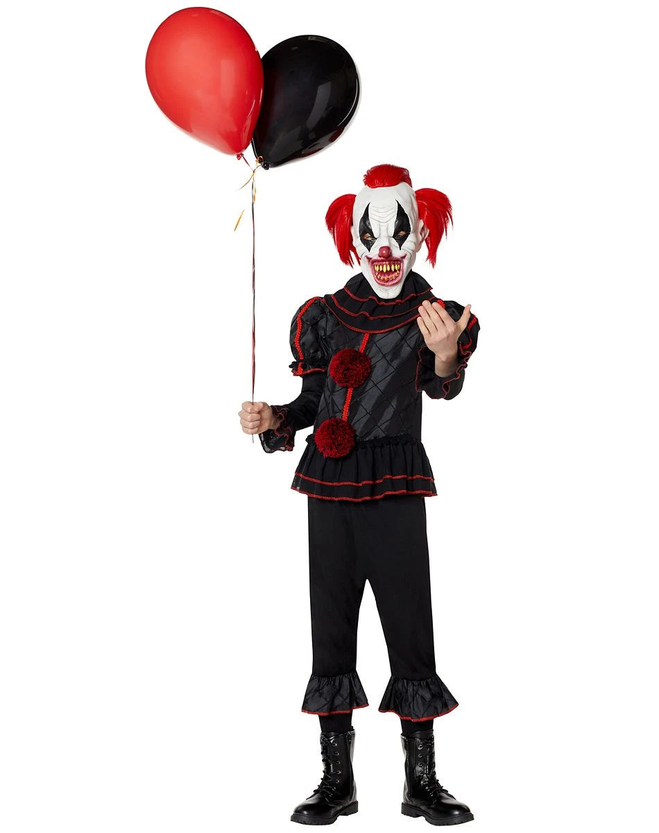 Spirit Halloween Kids Creepy Clown Costume 1 Spirit Halloween Kids Creepy Clown Costume