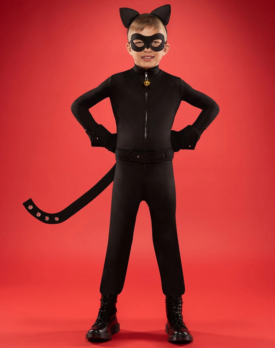 Spirit Halloween Kids Cat Noir Costume - Miraculous Ladybug 1 Spirit Halloween Kids Cat Noir Costume - Miraculous Ladybug