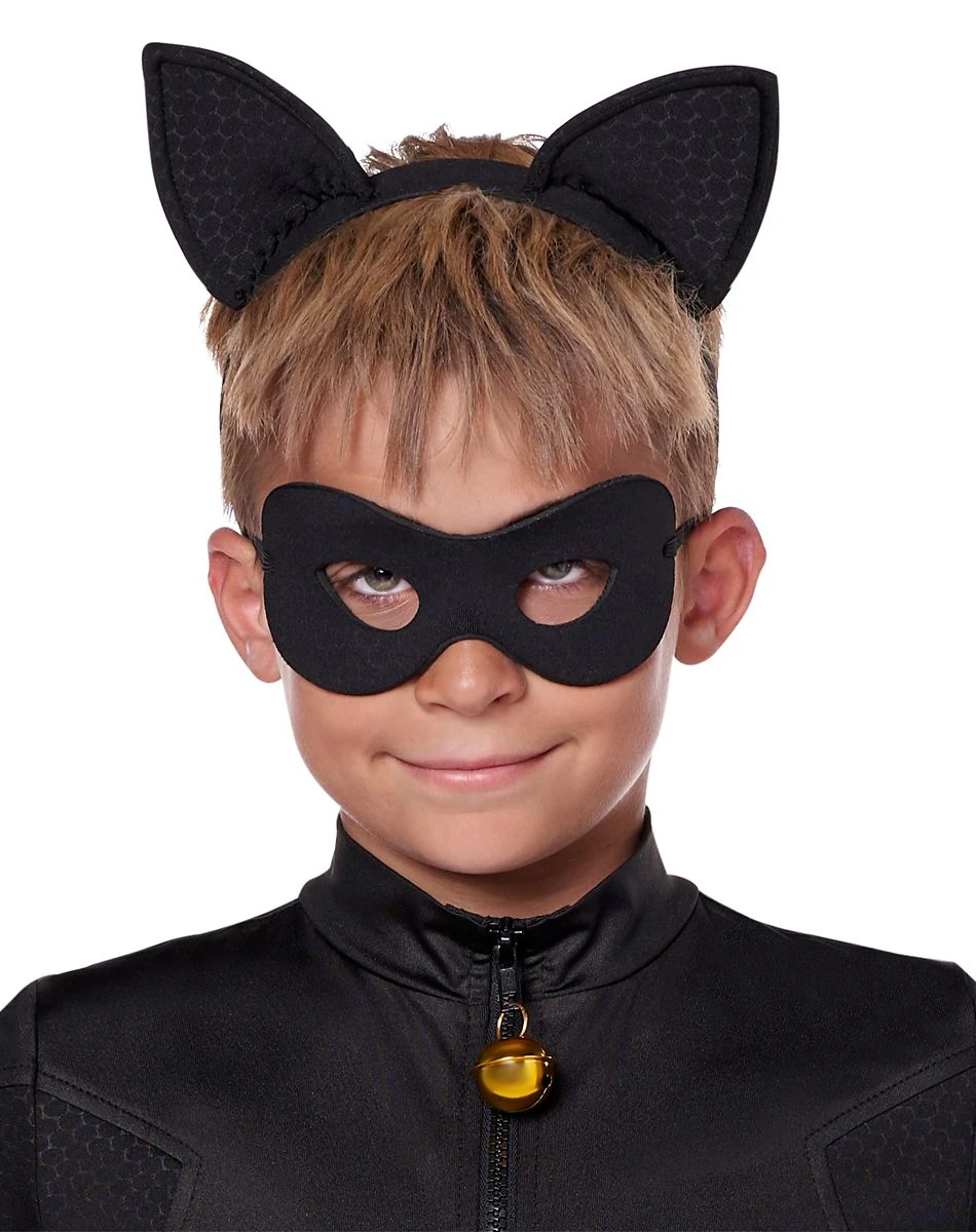 Spirit Halloween Kids Cat Noir Costume - Miraculous Ladybug 3 Spirit Halloween Kids Cat Noir Costume - Miraculous Ladybug - Image 3