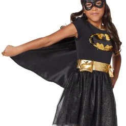 Spirit Halloween Kids Batgirl Dress Costume - DC Comics -Cheap Trick Or Treat Hub Store 01407923 c