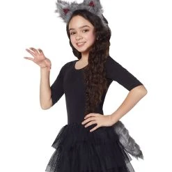 Spirit Halloween Kids Faux Fur Wolf Costume Kit