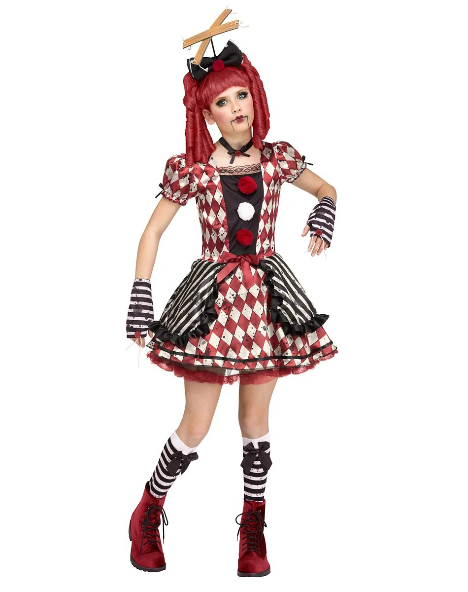 Spirit Halloween Kids Marionette Doll Costume 1 Spirit Halloween Kids Marionette Doll Costume