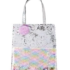 Spirit Halloween Unicorn Reversible Sequin Tote Bag