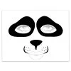 Spirit Halloween Panda Face Decal
