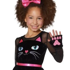 Spirit Halloween Kids Cat Dress Costume -Cheap Trick Or Treat Hub Store 01411941 c