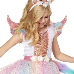 Spirit Halloween Kids Rosy Unicorn Costume -Cheap Trick Or Treat Hub Store 01412121 c