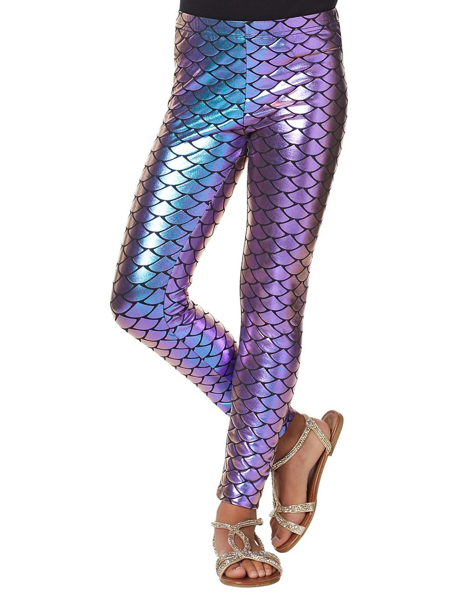 Spirit Halloween Mermaid Leggings 1 Spirit Halloween Mermaid Leggings