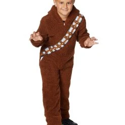 Spirit Halloween Kids Chewbacca One-Piece Costume - Star Wars -Cheap Trick Or Treat Hub Store 01413137 c