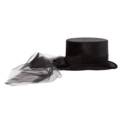 Spirit Halloween Vampire Lace Top Hat -Cheap Trick Or Treat Hub Store 01413558 c