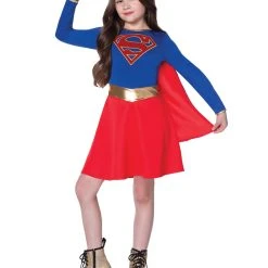 Spirit Halloween Kids Supergirl Dress Costume - DC Comics