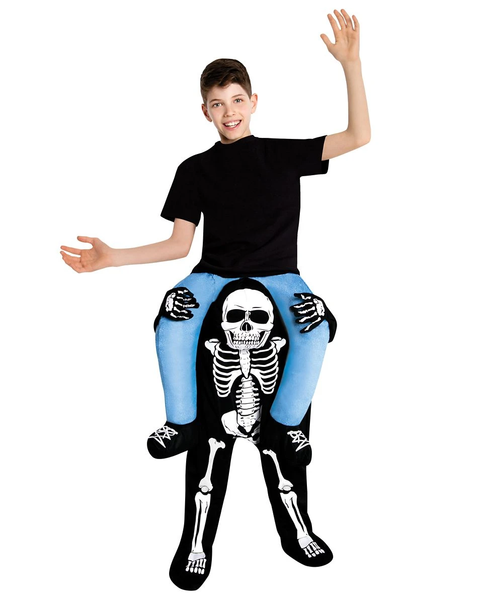 Spirit Halloween Kids Skeleton Piggyback Costume 1 Spirit Halloween Kids Skeleton Piggyback Costume