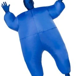 Spirit Halloween Kids Blue Light Up Inflatable Super Skin Suit Costume