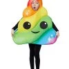 Spirit Halloween Kids Rainbow Poop Emoji Costume