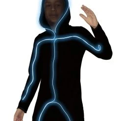 Spirit Halloween Kids Light Up EL Wire Stick Figure Costume 5 Spirit Halloween Kids Light Up EL Wire Stick Figure Costume -Cheap Trick Or Treat Hub Store 01414978 c