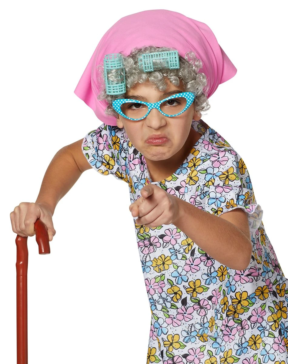 Spirit Halloween Kids Grandma Costume 3 Spirit Halloween Kids Grandma Costume - Image 3