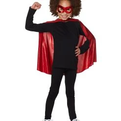 Spirit Halloween Kids Red Cape and Mask