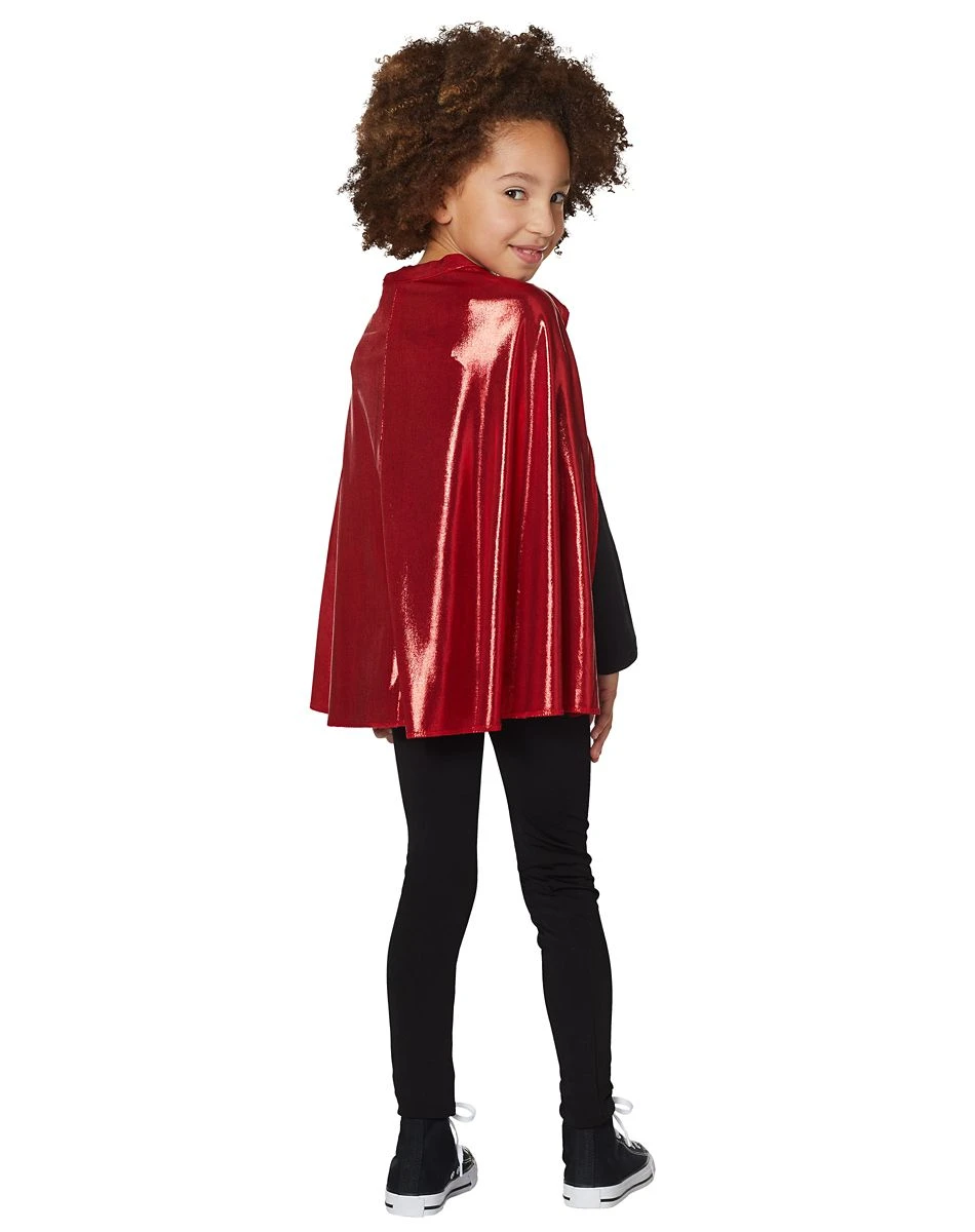 Spirit Halloween Kids Red Cape and Mask 2 Spirit Halloween Kids Red Cape and Mask - Image 2