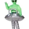 Spirit Halloween Kids Light Up Alien UFO Inflatable Costume