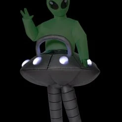 Spirit Halloween Kids Light Up Alien UFO Inflatable Costume -Cheap Trick Or Treat Hub Store 01416130 c