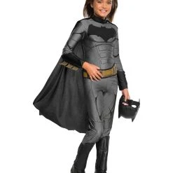 Spirit Halloween Kids Batman Jumpsuit Costume - Justice League