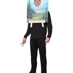Spirit Halloween Adult Bob Ross Painting Costume - Firefly