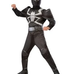 Spirit Halloween Kids Muscle Agent Venom Jumpsuit Costume - Marvel