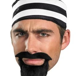 Spirit Halloween Prisoner Mustache and Beard