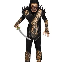 Spirit Halloween Kids Skull Dragon Ninja Costume