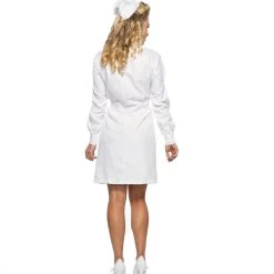 Spirit Halloween Adult Vintage Nurse Costume -Cheap Trick Or Treat Hub Store 01424522 c