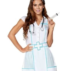 Spirit Halloween Adult Nurse B. Fierce Costume -Cheap Trick Or Treat Hub Store 01424811 c