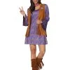 Spirit Halloween Adult Flower Power Hippie Costume
