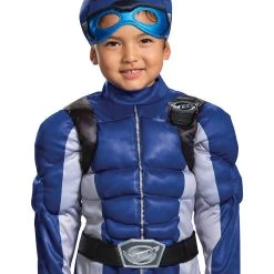 Spirit Halloween Toddler Beast Morpher Blue Ranger Costume - Power Rangers -Cheap Trick Or Treat Hub Store 01427251 c