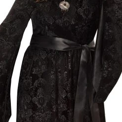 Spirit Halloween Velvet Hooded Plus Size Robe -Cheap Trick Or Treat Hub Store 01427954 d