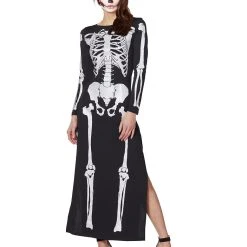 Spirit Halloween Adult Bad to the Bone Dress Costume