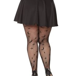 Spirit Halloween Celestial Fishnet Tights -Cheap Trick Or Treat Hub Store 01429554 d