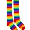 Spirit Halloween Rainbow Striped Knee High Socks